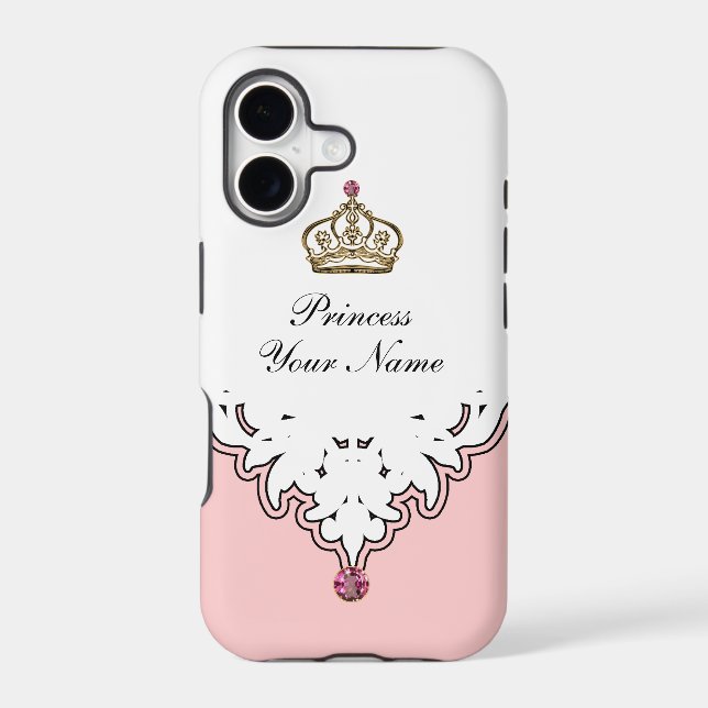 Monogram Queen Crown Iphone Case (Back)