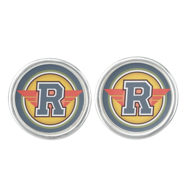 Monogram "R" Cufflinks (Front)