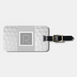 Monogram R Golf Ball Luggage Tag