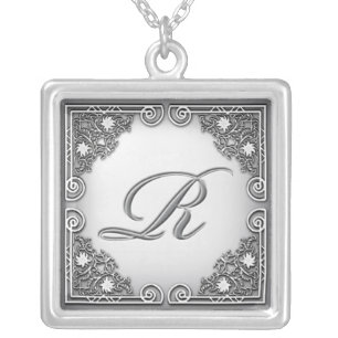 Monogram "R" Necklace
