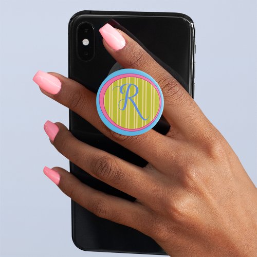 Monogram R Smartphone Ring Holder