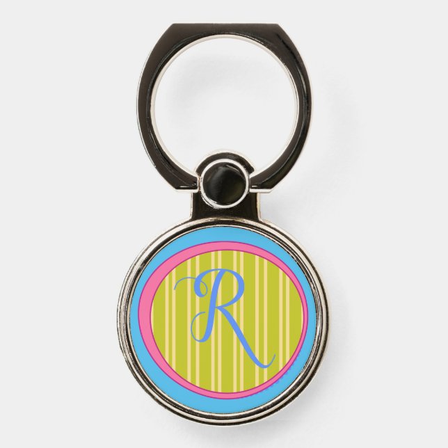 Monogram R Smartphone Ring Holder (Front)