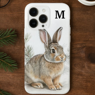 Monogram Rabbit and Pine Case-Mate iPhone 14 Pro Max Case