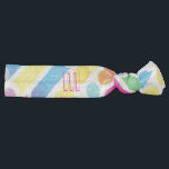Monogram Rainbow Diagonal Lines Pattern Pop Art Elastic Hair Tie<br><div class="desc">Monogram Rainbow Diagonal Lines Pattern Pop Art Trendy Design For All Occassion,  Holiday,  Birthday Party,  Anniversary,  Travel - gifts and presents,  with Monogram text template. Summer Holiday. Red,  Blue,  Pink,  Yellow,  Violet,  Magenta,  Green - Abstract colors.</div>