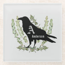 Monogram Raven Spirit Animal Totem