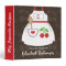 Monogram Red Brown Cherry Apron Recipe Organizer