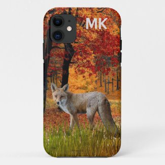 Monogram Red Fox Fall Season 