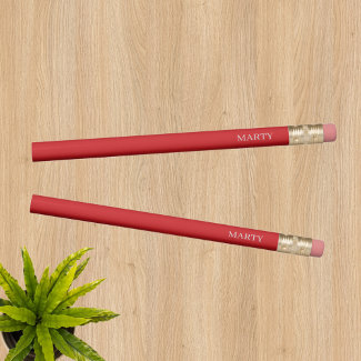 Monogram Red pencil