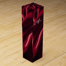 Monogram red velvet and customizable name