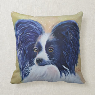 MONOGRAM REGAL BLACK PAPILLON THROW PILLOW