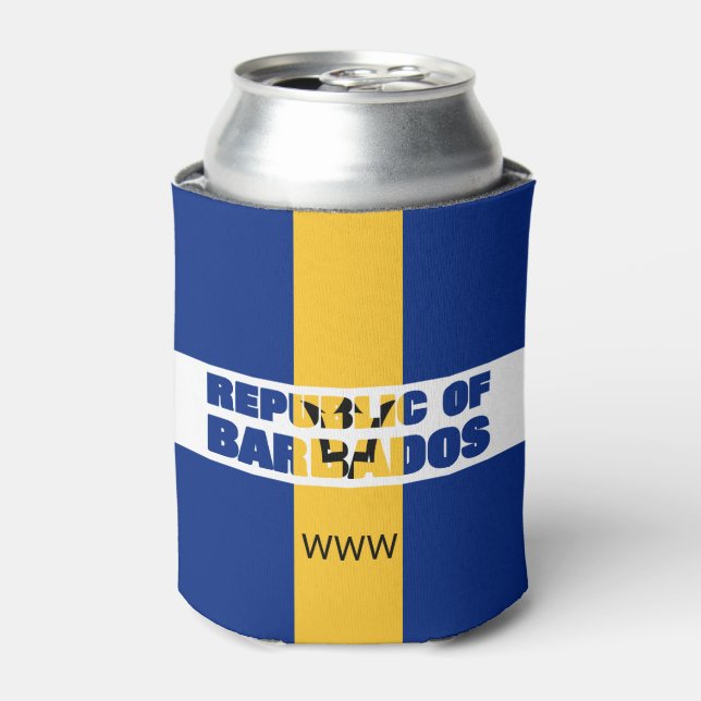 Monogram Republic of Barbados Can Cooler (Can Front)
