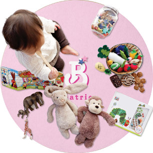 Monogram Retro Elegant Minimal Pink and White Rug