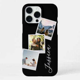 Monogram Retro Instant Photo Collage iPhone 16 Pro Max Case
