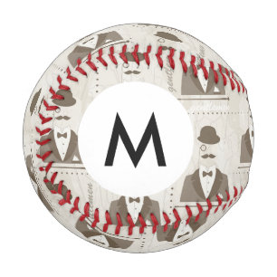 Monogram Retro pattern for man Baseball