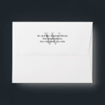 Monogram Return Address Envelopes 4.25 x 5.6 Cards<br><div class="desc">Customize your envelopes with your font and color!</div>