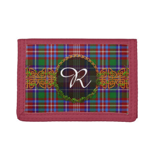 Monogram Ritchie Tartan Tri-fold Wallet