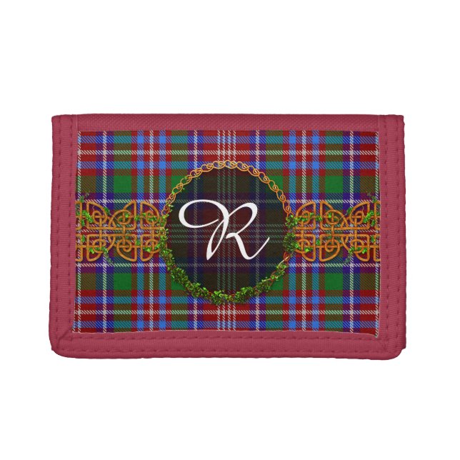 Monogram Ritchie Tartan Trifold Wallet (Front)