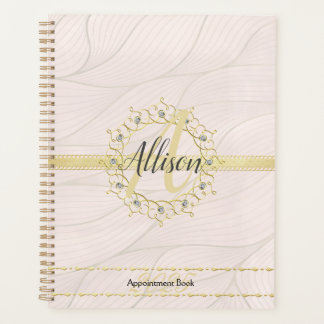 Monogram Rose Gold 2025 Appointment Book Planner