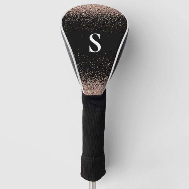 Monogram Rose Gold Golf Head Cover (Front)