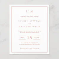 Monogram ideas for Wedding Invitations and wedding branding