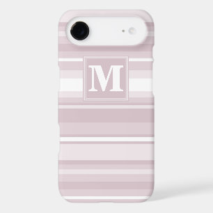 Monogram rose quartz stripes iPhone 17 air case