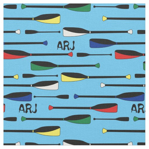 Monogram Rowing Oars Fabric