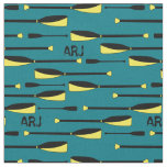 Monogram Rowing Oars yellow and black Fabric