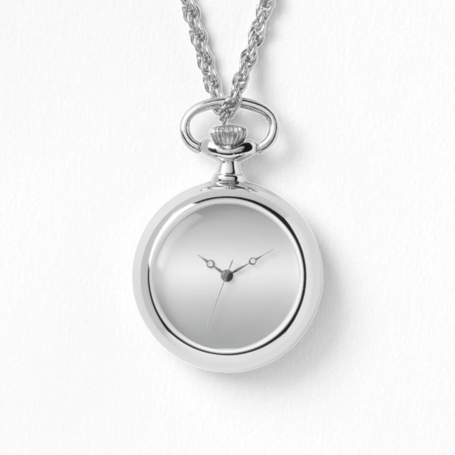 Monogram Rustic Grey &White Teal Silver Wrap-Aroun Watch (Front)