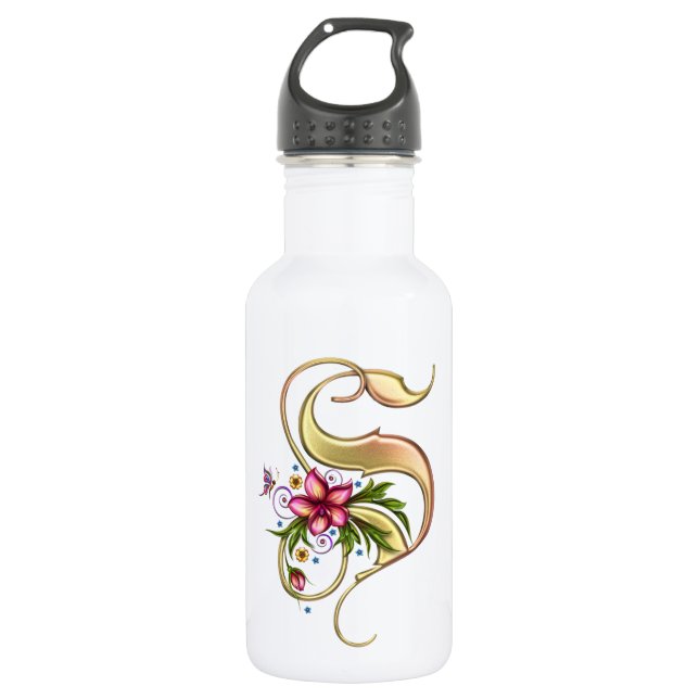 Monogram S 32 oz PBA FREE Water Bottle (Front)