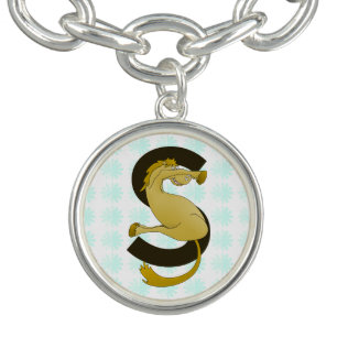 Monogram S Funny Pony Customized Bracelet