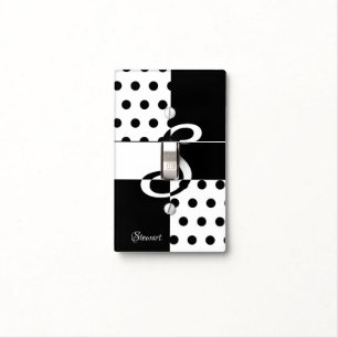 Monogram S Light Switch Cover