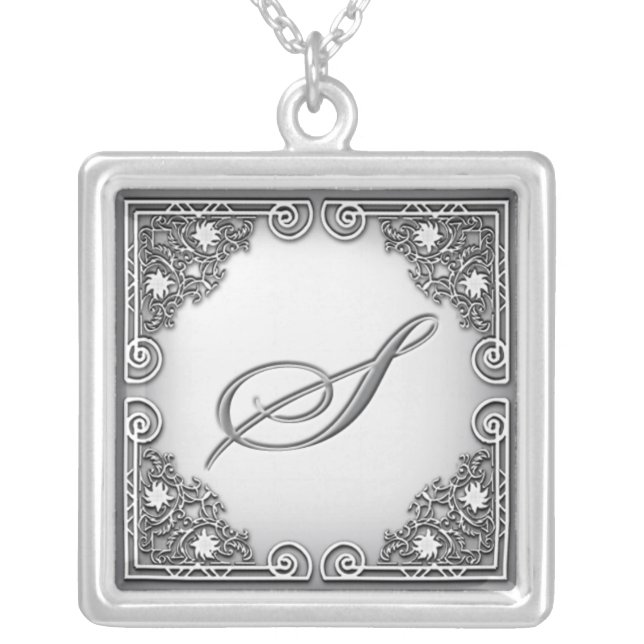 Monogram "S" Necklace (Front)