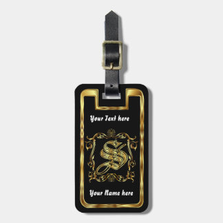 Monogram S One of a kind View notes please Luggage Tag