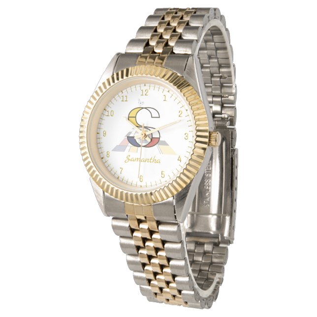 Monogram "S" - Samantha Watch (Angled)