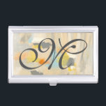 Monogram | Sacred II Case For Business Cards<br><div class="desc">Home Décor</div>