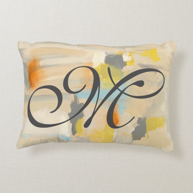 Monogram | Sacred II Decorative Pillow (Back)