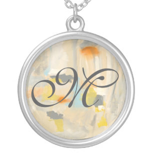 Monogram Sacred II Silver Plated Necklace