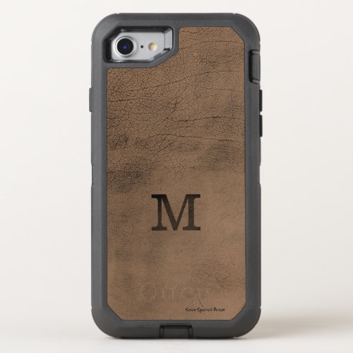 Monogram Saddle Leather Look iPhone 7 Case