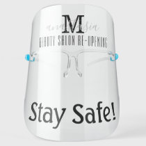 Monogram Salon Reopening Covid Safe Face Shield