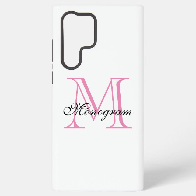 Monogram  samsung galaxy case (Back)