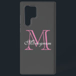 Monogram Samsung Galaxy S22 Ultra Case<br><div class="desc">Monogram Samsung Galaxy S22 Ultra Case</div>