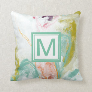 Monogram Scattershot II Throw Pillow