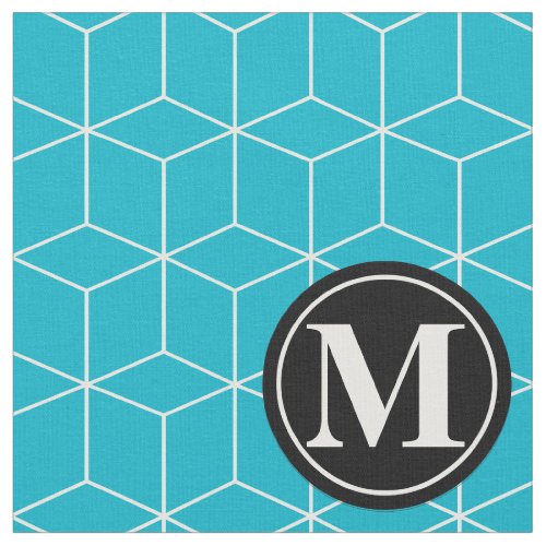 Monogram Scuba Blue Fabric