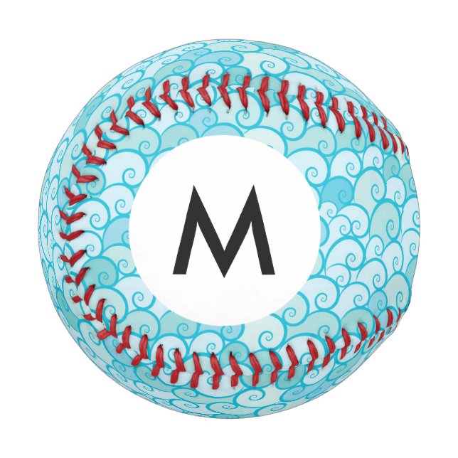 Monogram Sea Pattern Baseball (Front Left)