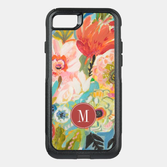Monogram | Secret Garden Floral III Otterbox iPhone Case (Back)