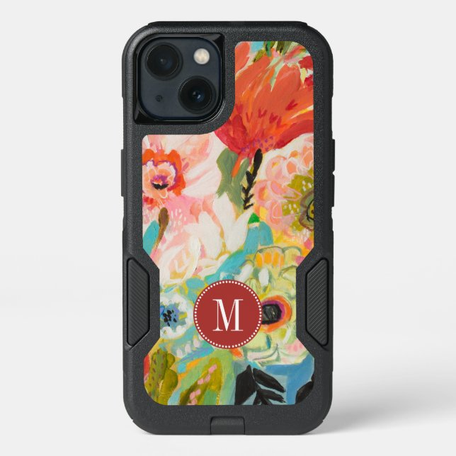 Monogram | Secret Garden Floral III Otterbox iPhone Case (Back)