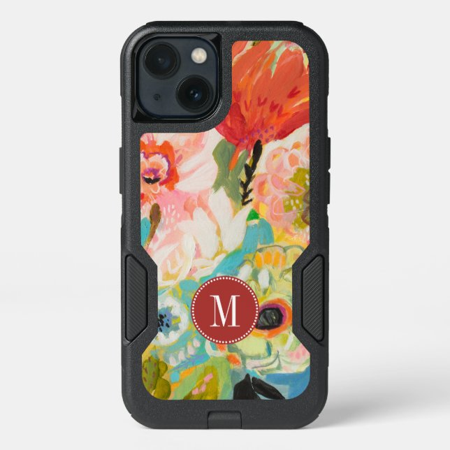 Monogram | Secret Garden Floral III Otterbox iPhone Case (Back)