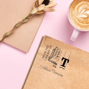 Monogram Self-Inking Book Stamp