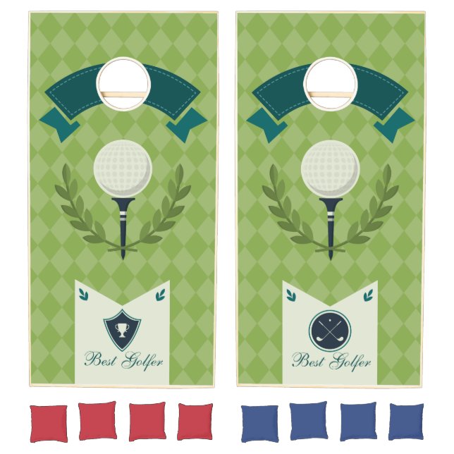 Monogram Series: Best Golfer Gift. Cornhole Set (Set)