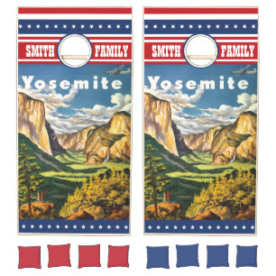 Monogram Series: Vintage America. Yosemite. Cornhole Set